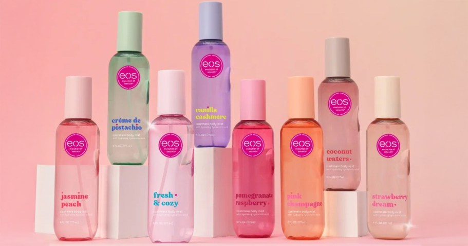 New eos Cashmere Body Mists Now on Target.com – Choose from SEVEN Scents!