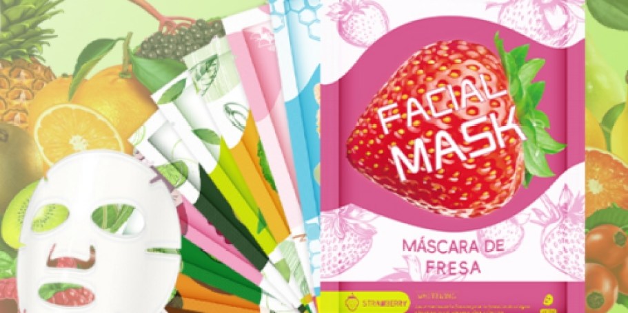 Face Mask 10-Count Variety Pack Only $3.49 Shipped on Amazon