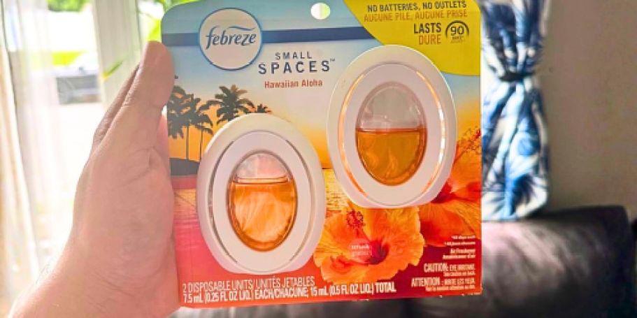 Febreze Small Spaces Air Freshener 2-Pack Just $3 Shipped on Amazon