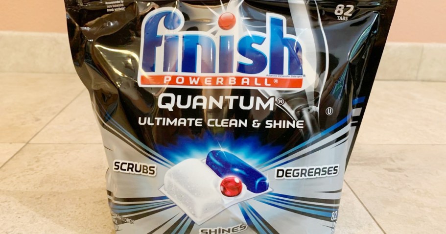 Finish Quantum Dishwasher Pods 82-Count Just $9.58 Shipped on Amazon (Reg. $23)