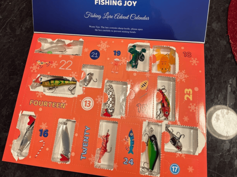 open fishing advent calendar