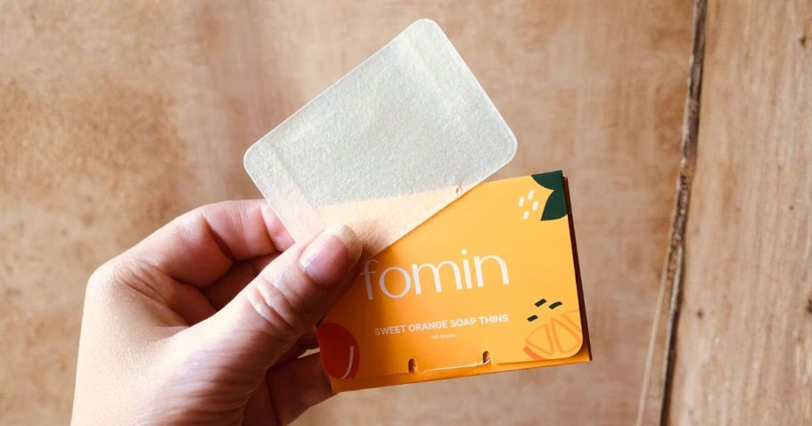 Fomin Soap Sheets 300-Count Just $5.99 Shipped on Amazon (Great for Travel!)