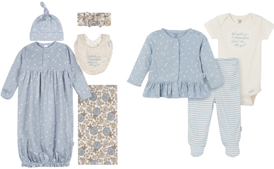 blue baby clothes 