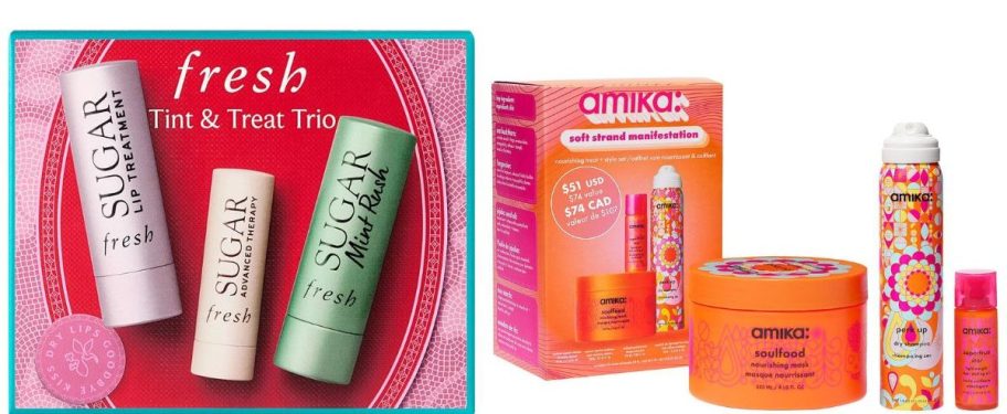 two different gift sets 