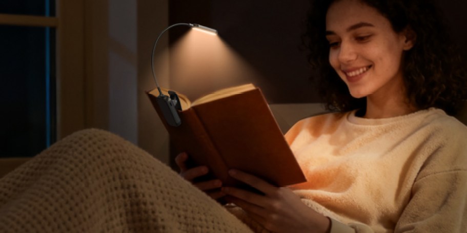 Clip-On Rechargeable Book Light Just $5 on Amazon