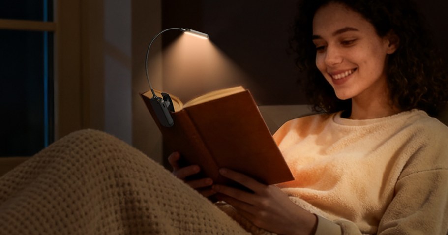 Clip-On Rechargeable Book Light Just $5 on Amazon