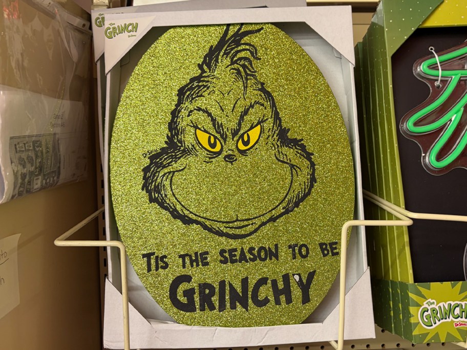 glitter dr suess wall decor 