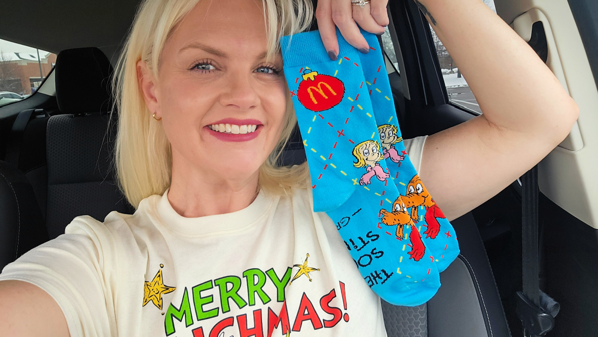 McDonald’s Grinch Adult Happy Meal w/ Grinch Socks & McShaker Fries Available Today!