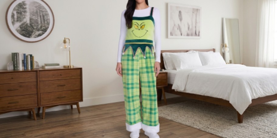 Grinch Christmas Velvet Jumpsuit Now Available on Walmart.com (So Fun for Holiday Parties!)