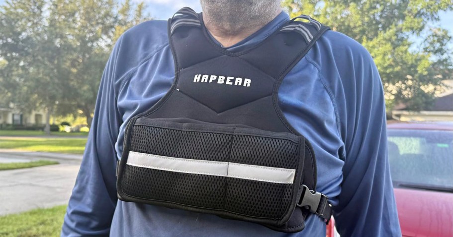 Weighted Vest Only $13.99 on Amazon (Reg. $28) | Wear It While Working Out!