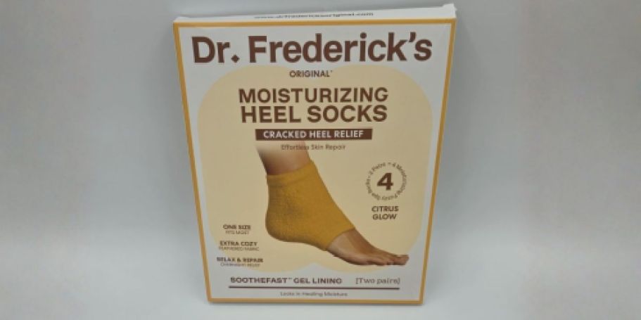 Moisturizing Heel Socks 2-Pack Only $6.49 Shipped for Prime Members