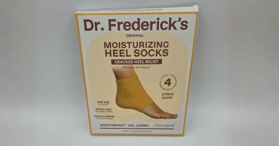 Moisturizing Heel Socks 2-Pack Only $6.49 Shipped for Prime Members