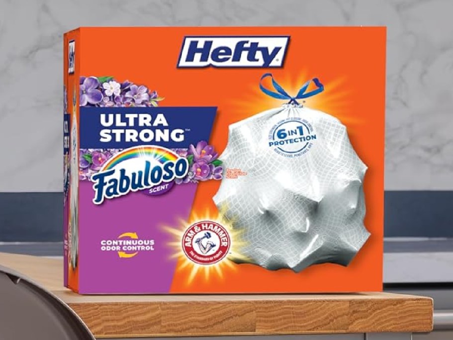 Hefty 13-Gallon Trash Bags 80-Count Only $9.57 Shipped on Amazon (Reg. $16)