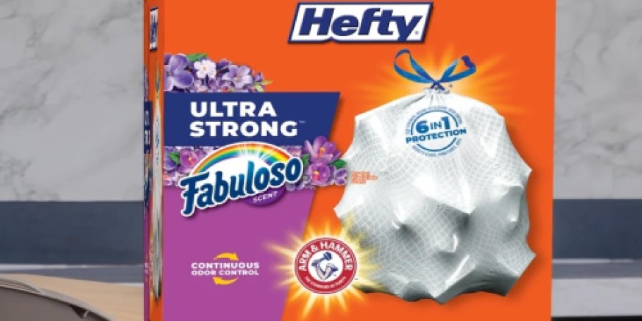 Hefty 13-Gallon Trash Bags 80-Count Only $9.57 Shipped on Amazon