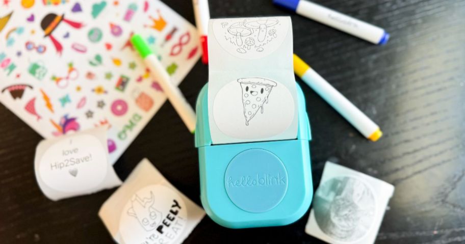 Ceaco Hello Blink Sticker Maker on table