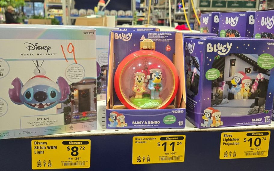 three different outdoor decorative holiday items