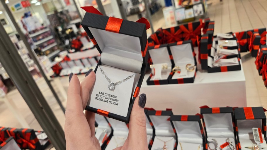 JCPenney Sterling Silver White Sapphire Necklaces Only $10 (Reg. $50)