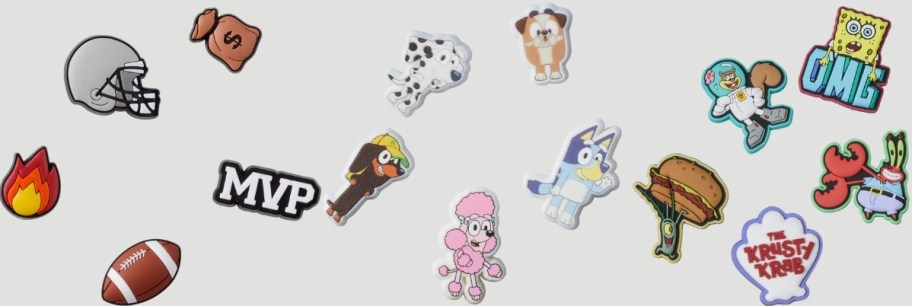 3 different Jibbitz sets