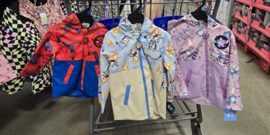 Kids Character Rain Jackets Only $6.81 on SamsClub.com (Reg. $17)