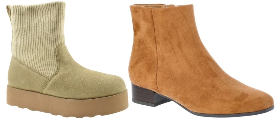 knoit chelsea boot and suede ankle boot
