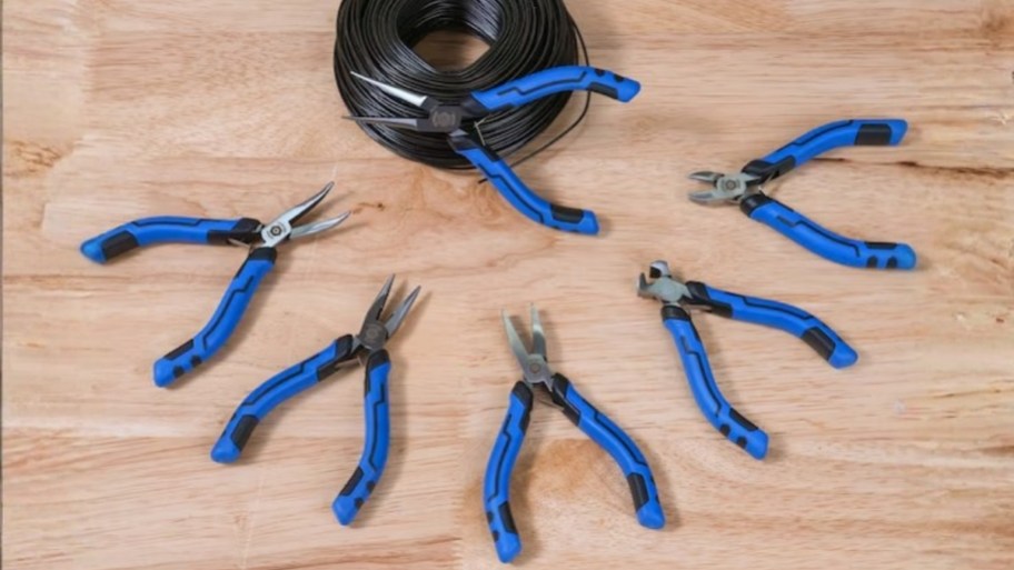 6 piece pliers set with case