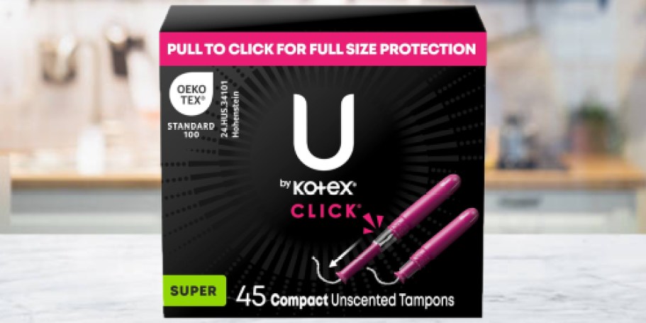 Kotex Tampons 45-Count Only $9.47 Shipped on Amazon (Reg. $13)