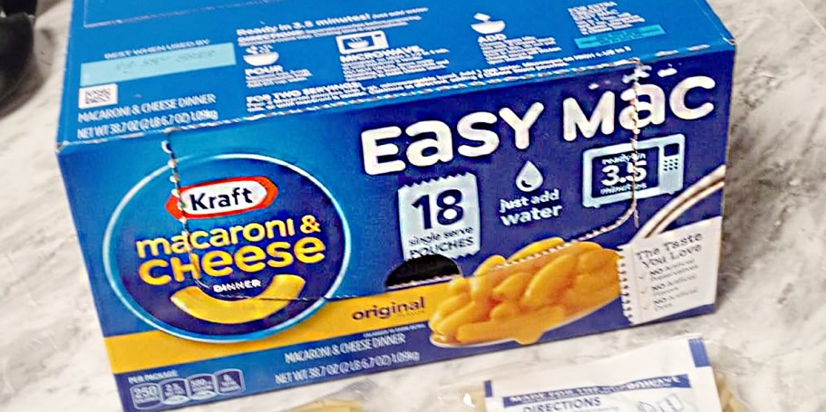 Kraft Easy Mac 18-Pack Just $5 Shipped on Amazon