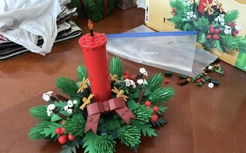 LEGO Christmas tabletop