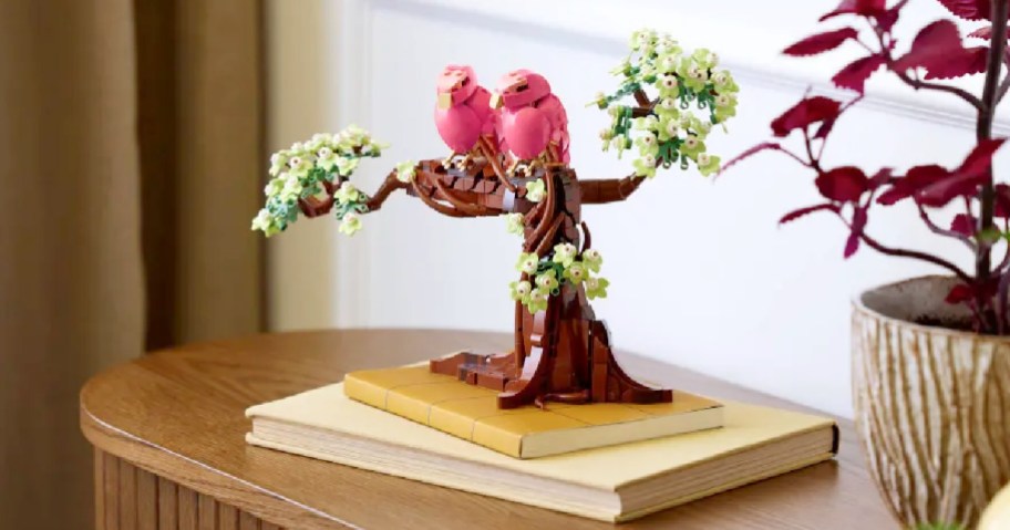 lego lovebirds on books