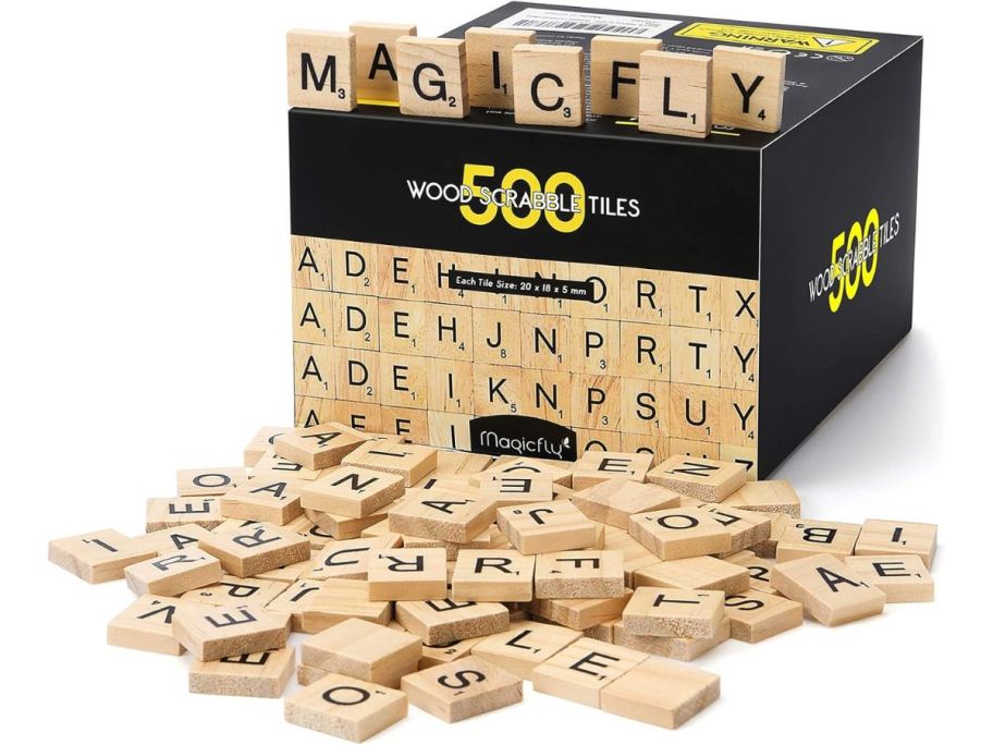 500 count letter tile box