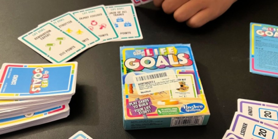 Hasbro Game of Life Goals Card Game Only $3.63 on Amazon