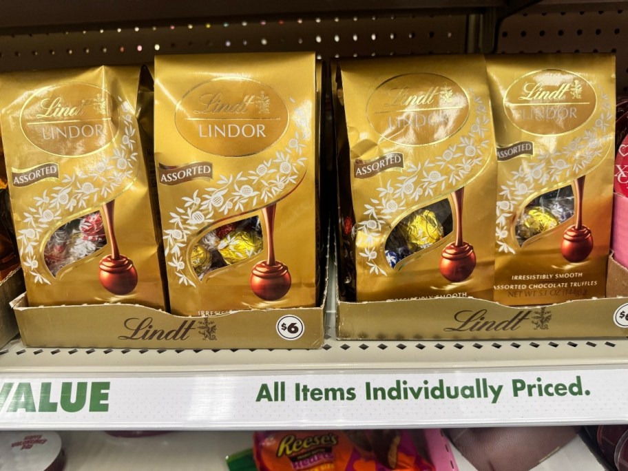 bags of lindt truffles