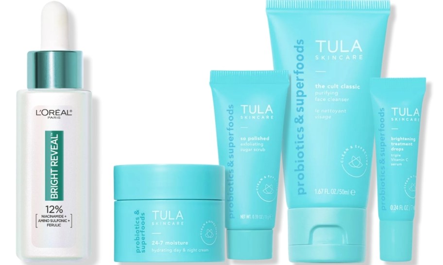 L’Oreal Dark Spot Corrector & Tula Travel Gift Set