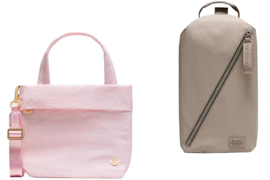 Stock images of two lululemon bags