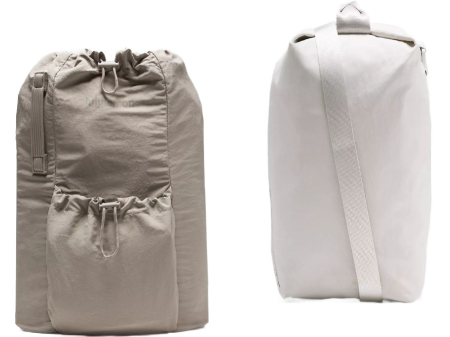 Stock images of two lululemon bags