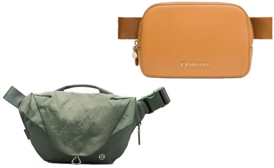 Stock images of two lululemon bags