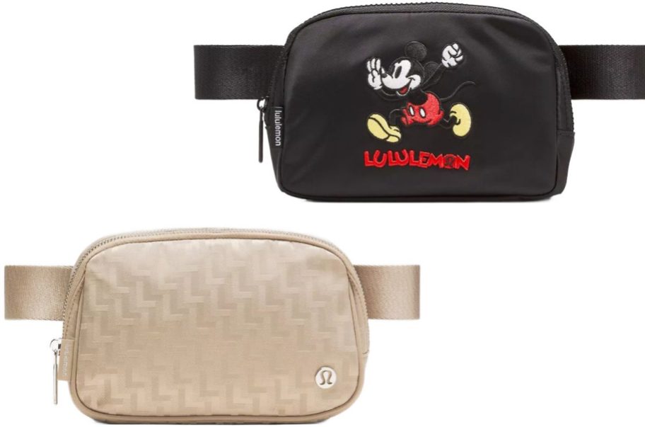 Stock images of two lululemon bet bags