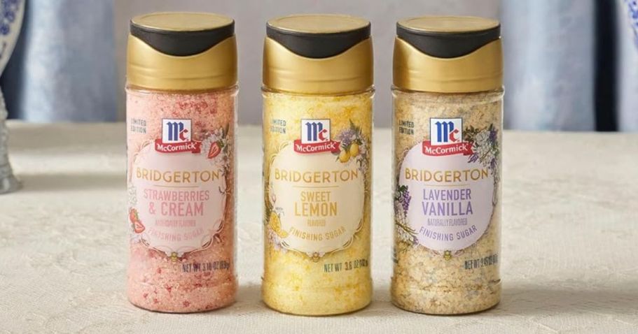 McCormick x Bridgerton Finishing Sugars Available on Amazon (Will Sell Out!)