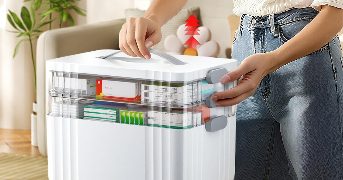 The Viral 3-Tier Medicine Organizer Everyone Loves Is On Sale for Prime Days