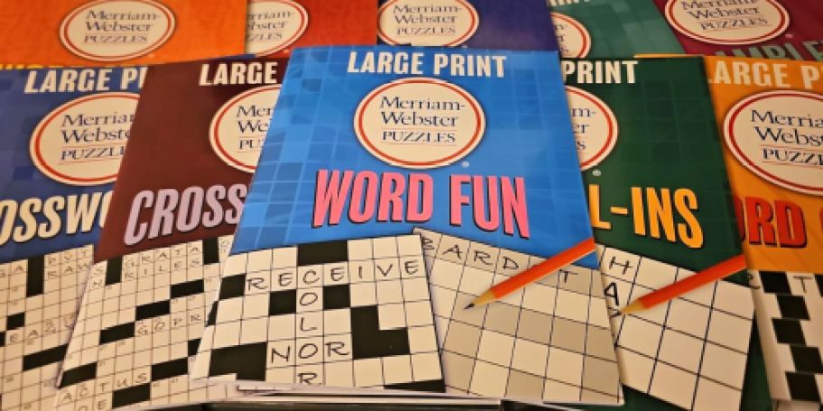 TEN Merriam-Webster Puzzle Booklets Only $9.94 on Amazon (Reg. $14)