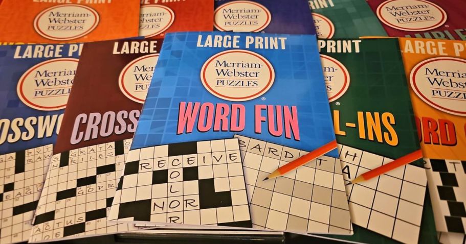 TEN Merriam-Webster Puzzle Booklets Only $9.94 on Amazon (Reg. $14)
