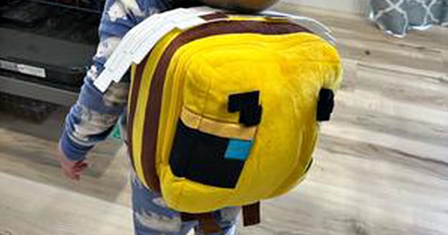 Plush Minecraft Backpacks from $5.60 on Walmart.com (Reg. $16)