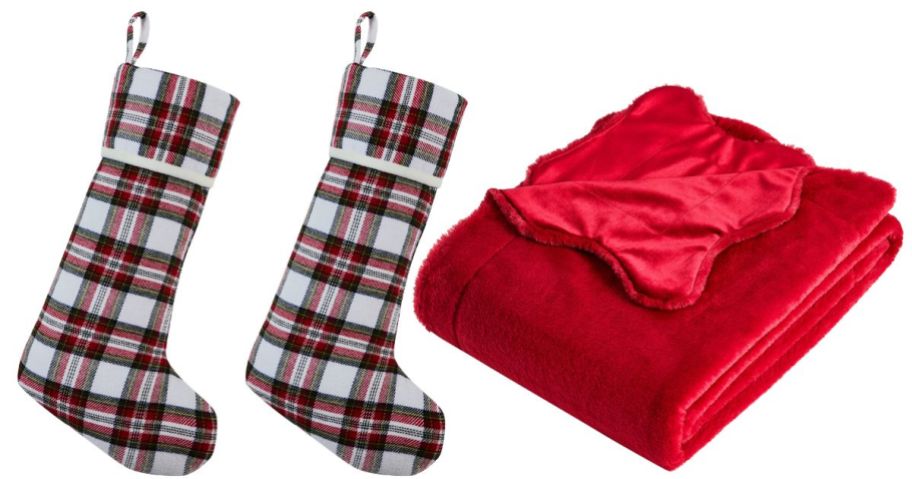 my texas house stockings and blanket