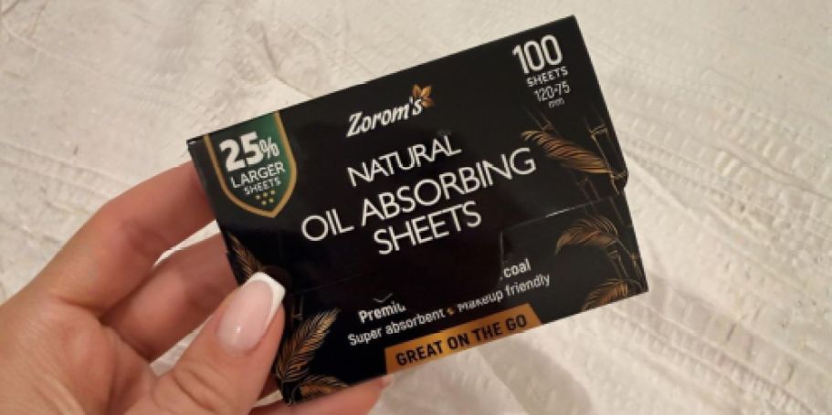 100 Natural Oil Blotting Sheets Only $5 Shipped on Amazon