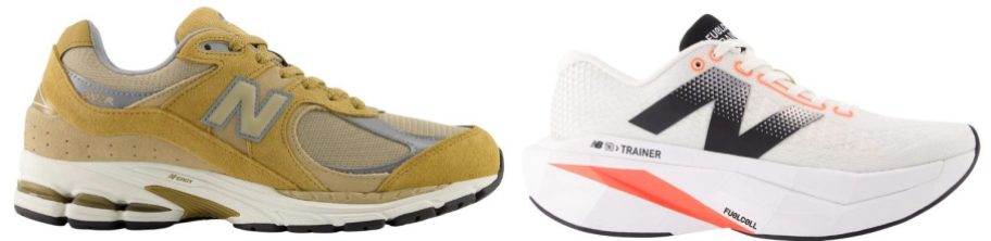 two new balance shoes