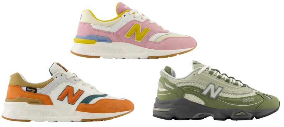 three new balance shoes