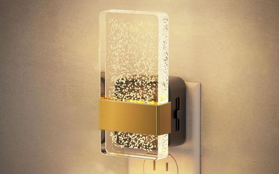 nightlight plugged into the socket