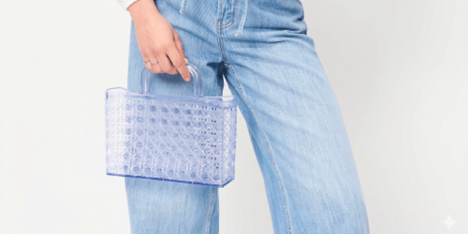 50% Off Old Navy Accessories | Mini Jelly Totes Only $7.49 + More