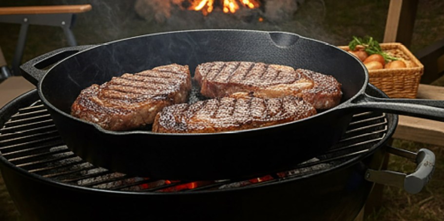 Ozark Trail Cast Iron 15″ Skillet Only $24.47 on Walmart.com (We Think It’s as Good as Lodge!)