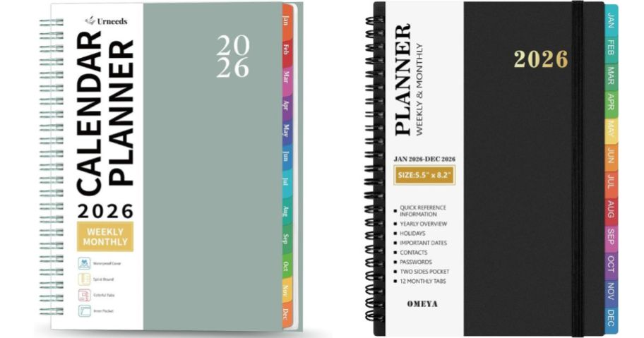 two 2026 planners